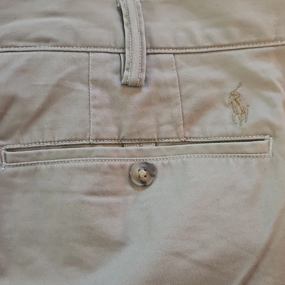 Ralpa Lauren Khaki Chino Stretch Cotton Twill Big N Tall Shorts Sz 50B